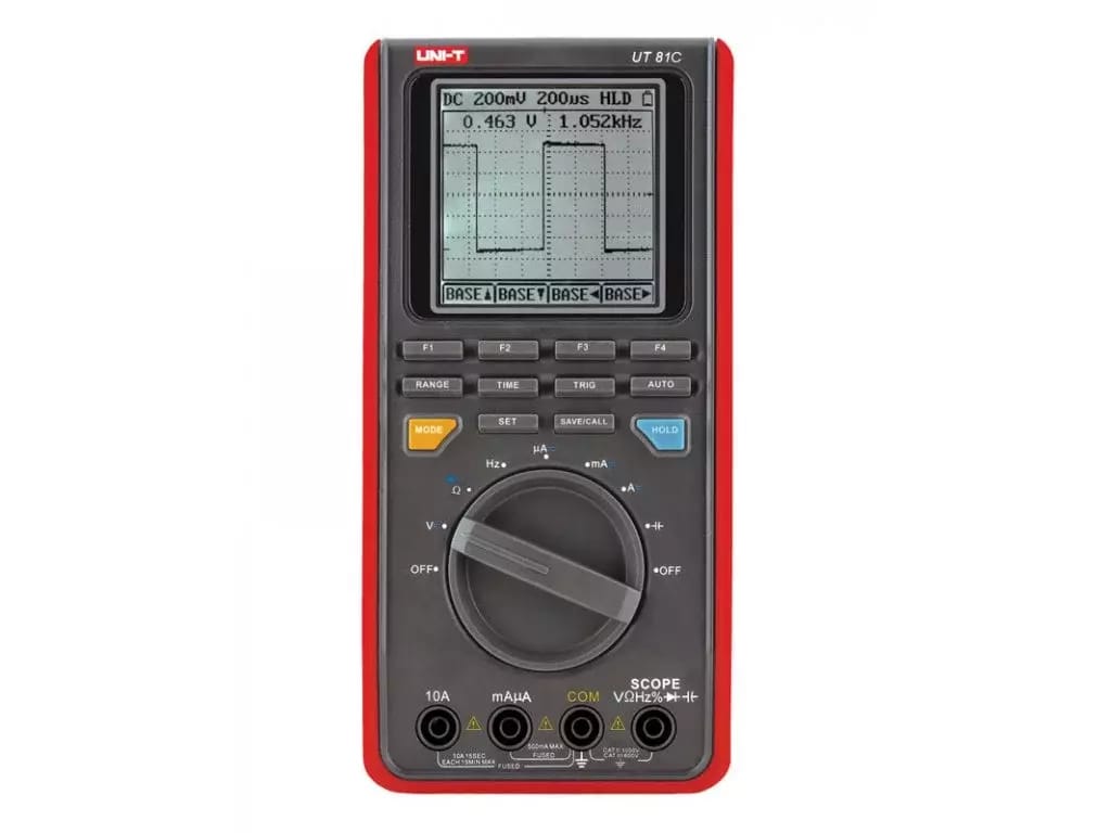 Multimetr UNI-T UT81C z jednokanałowym oscyloskopem 16 MHz