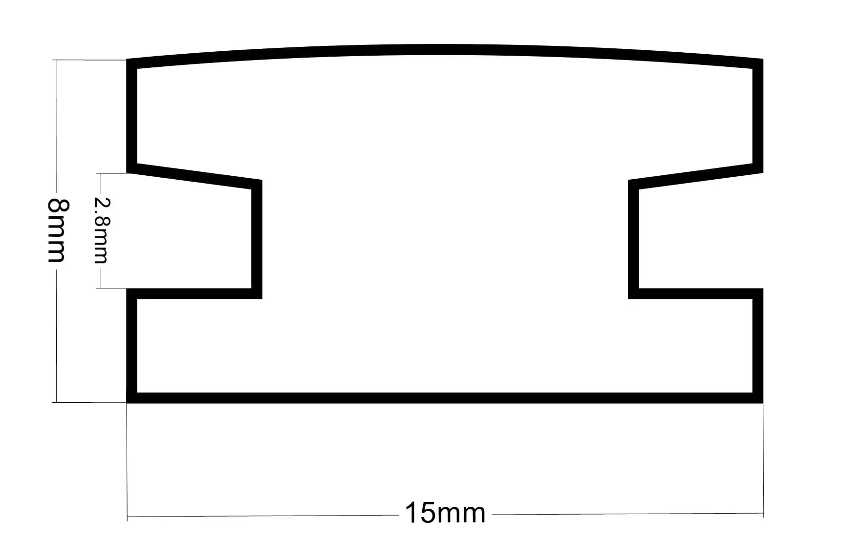 Silikonowa listwa dociskowa do PFS-200X – 2