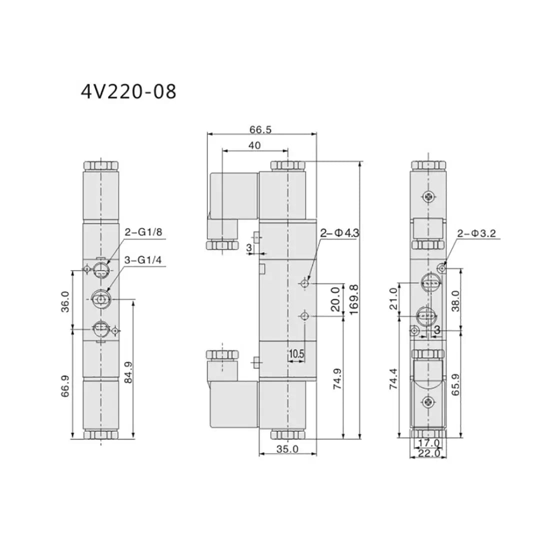 Cewka elektryczna 5/2 4V220-08 24V DC – 2