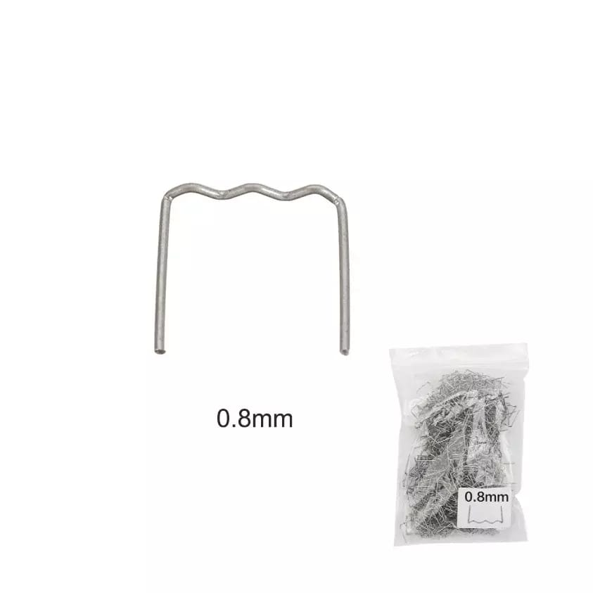 Zszywki do zszywacza plastikowego - wełna płaska 0,8 mm, 100 szt