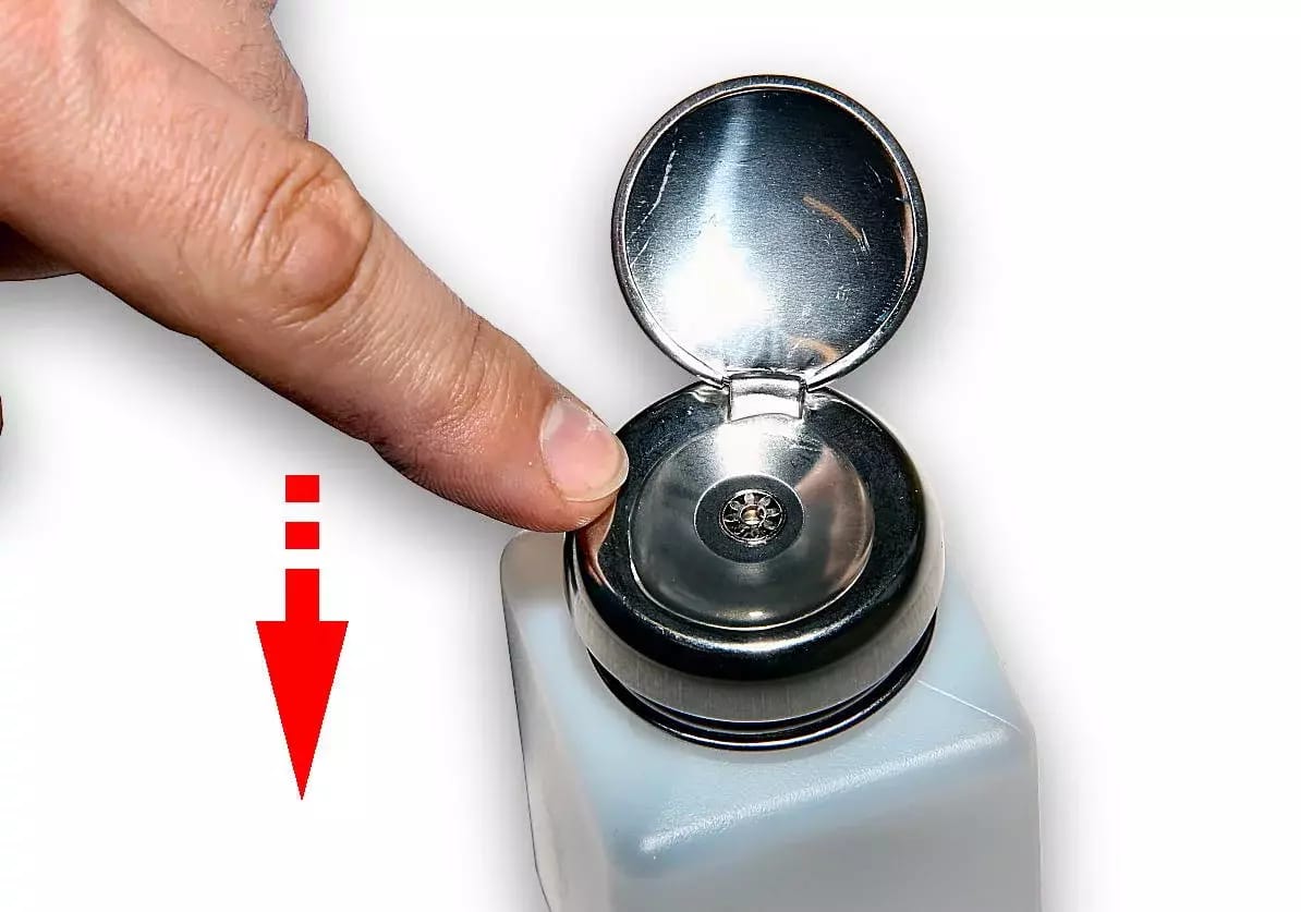 Dozownik alkoholu z pompką mechaniczną 200ml – 2