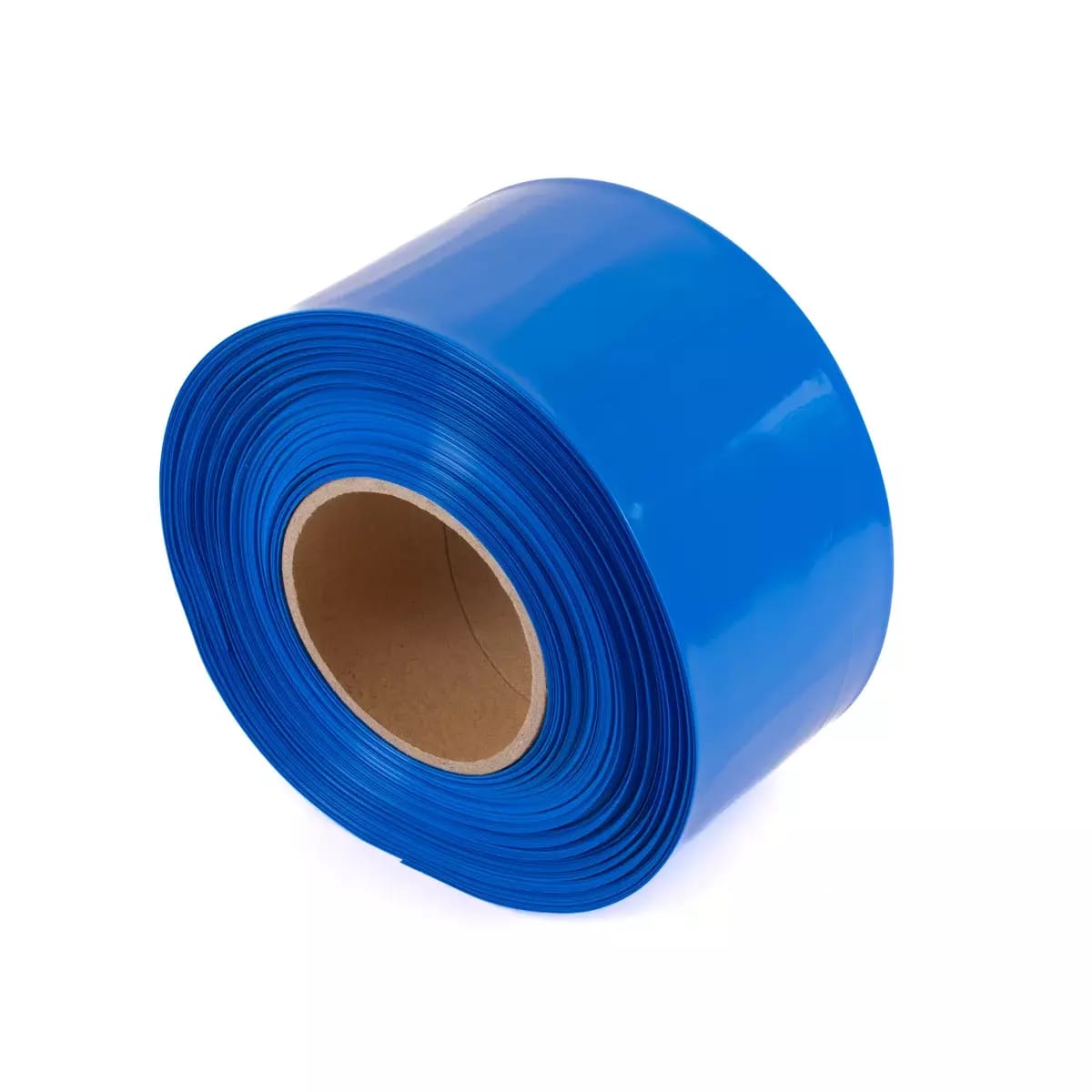 Niebieska termokurczliwa folia PVC 2:1, szerokość 95 mm, średnica 60 mm