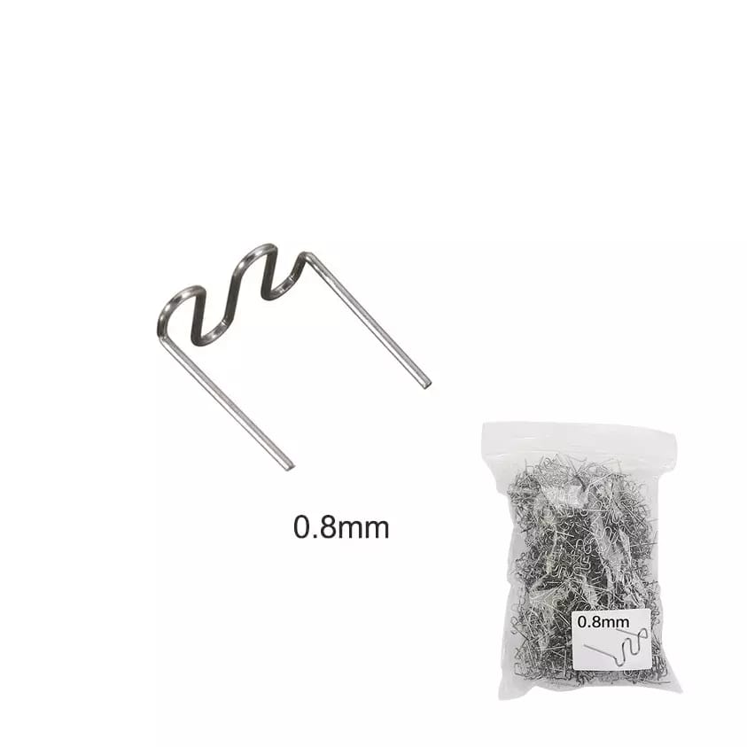 Zszywki do zszywacza plastikowego - wełna eso płaska 0,8 mm, 100 szt