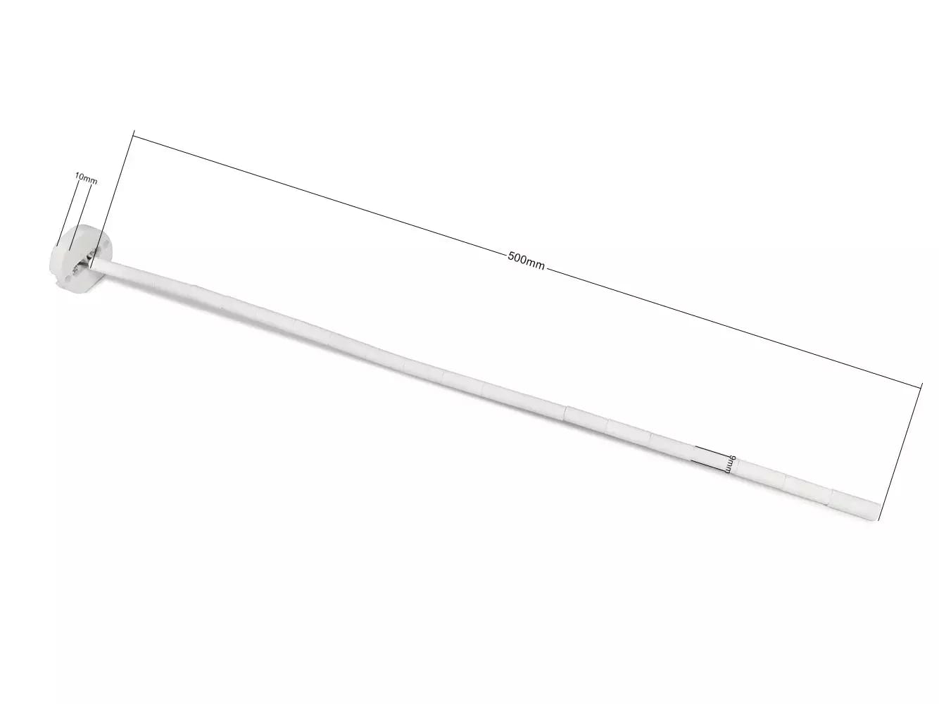 Ceramiczna sonda wysokotemperaturowa K 0 do 1300°C, długość 500 mm – 2