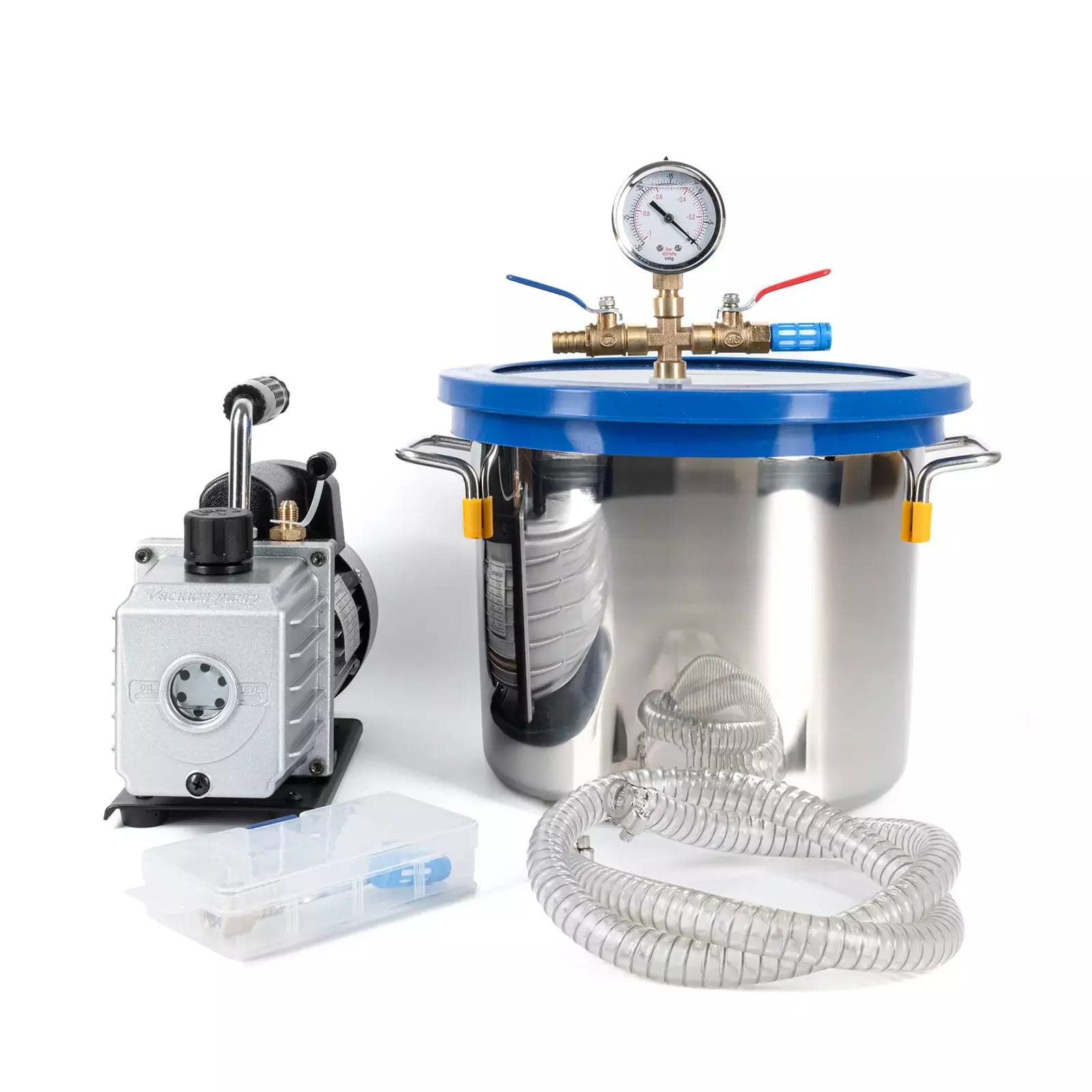 Komora próżniowa 8L z pompą olejową 230V/50Hz – 2
