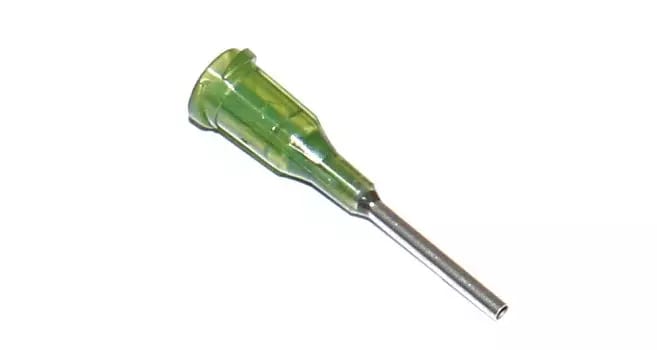 Przyklejane igły dozujące z kaniulą ze stali nierdzewnej 25,4 mm oliwka 14G 1 szt