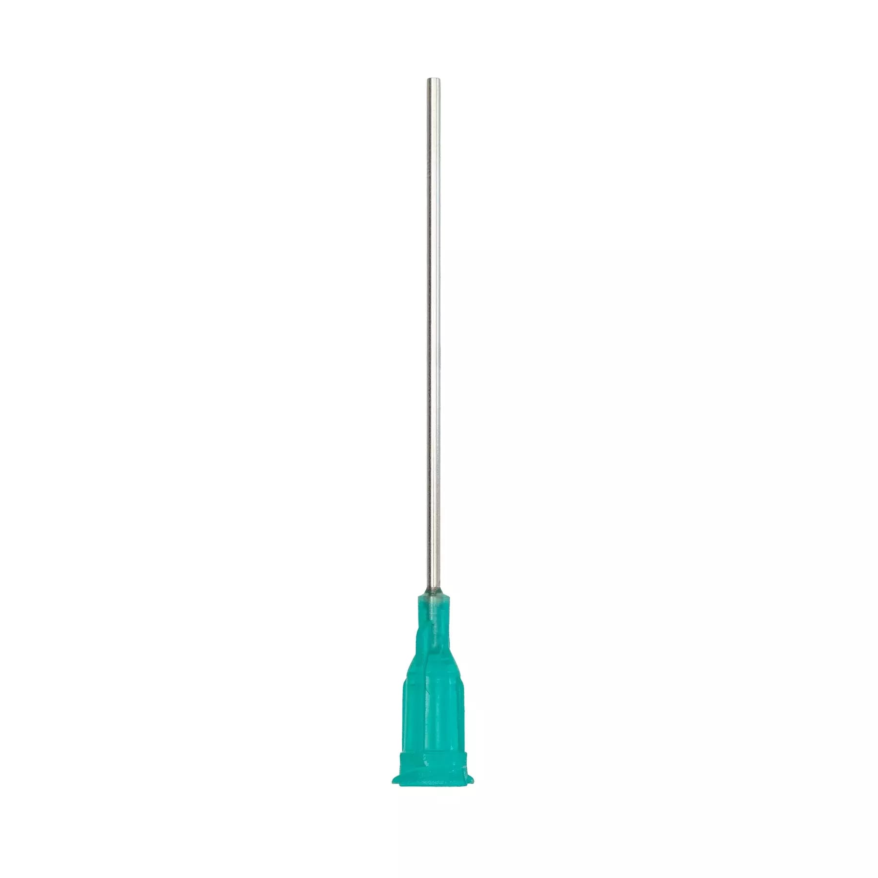 Przyklejone igły dozujące z kaniulą ze stali nierdzewnej 48mm zielone 18G 1szt