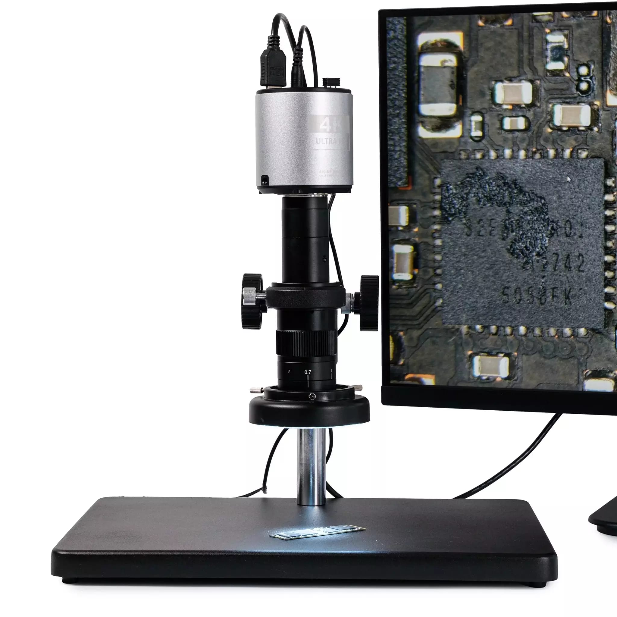 Mikroskop ALL-IN-ONE 4K z monitorem, autofokusem i oprogramowaniem pomiarowym – 2