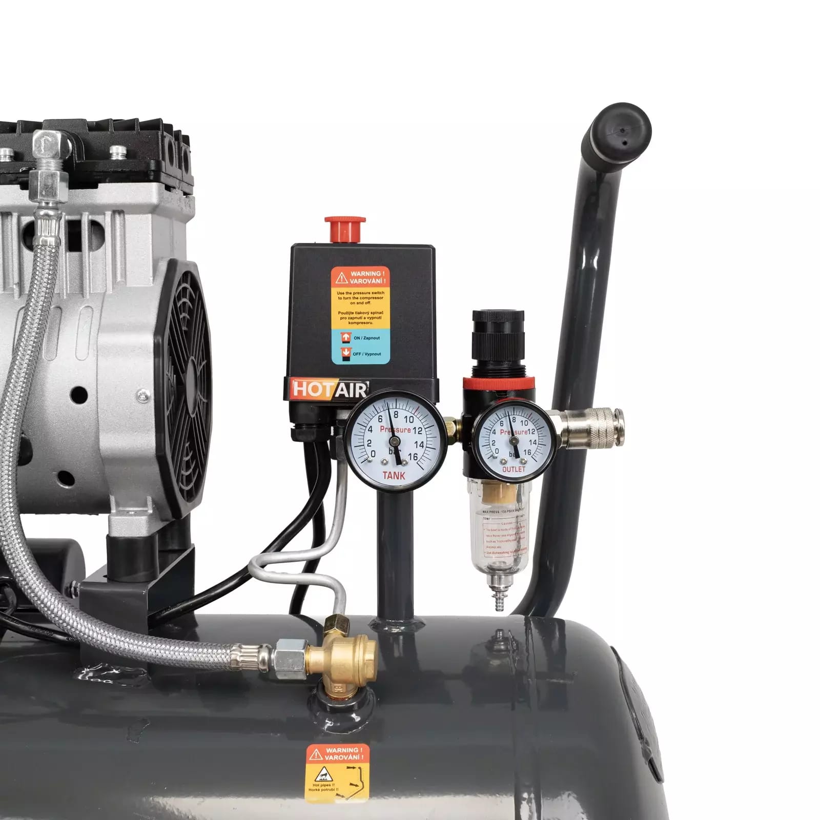 Kompresor bezolejowy Matabro MB-K202 - 50l, 230V, 1500W – 2