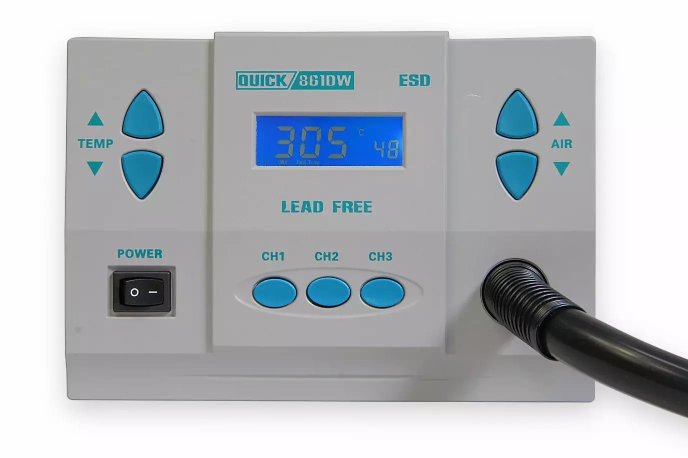 Stacja gorącego powietrza QUICK 861DW – 2