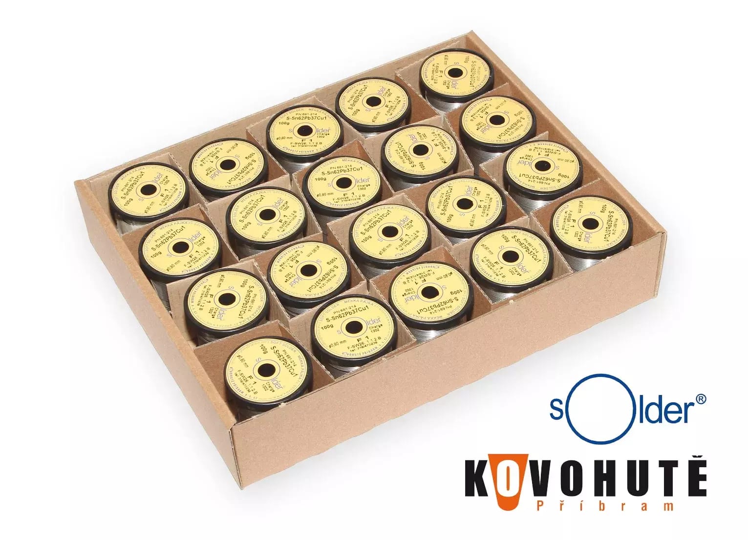 Lut ołowiowy S-Sn62Pb37Cu1 średnica 0,8 mm – 2