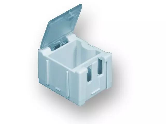 Miniaturowe plastikowe szuflady na komponenty SMD B1 - niebieskie