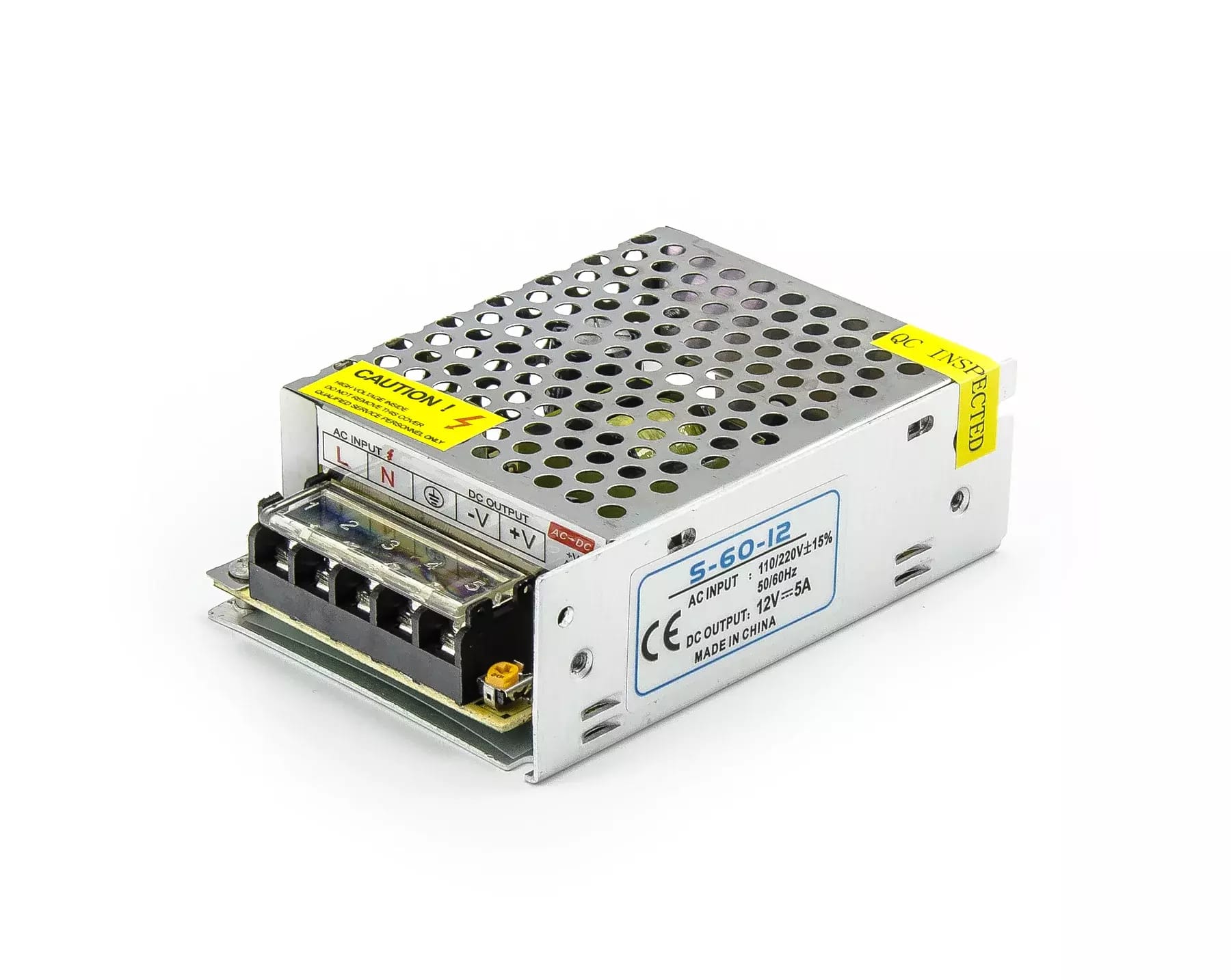 Zasilacz impulsowy S-60-12 12V 5A 60W