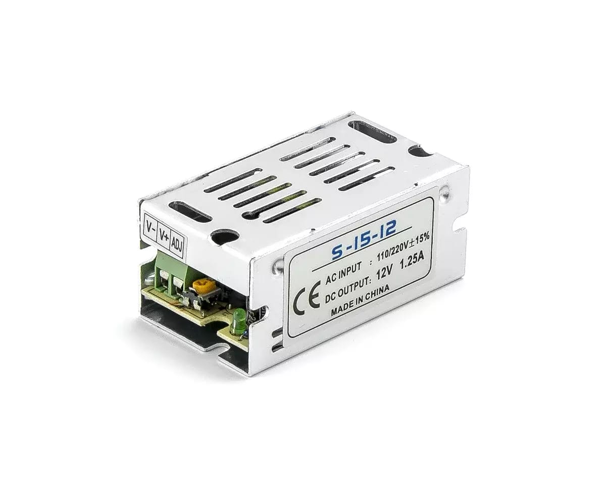 Zasilacz modułowy S-15-12 12V 1.25A 15W