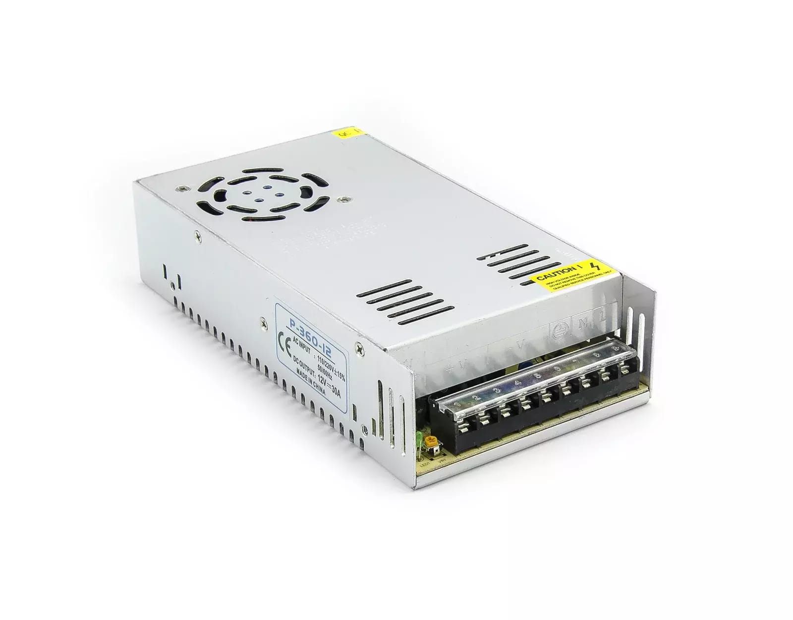 Zasilacz przemysłowy P-360-12 12V 30A 360W
