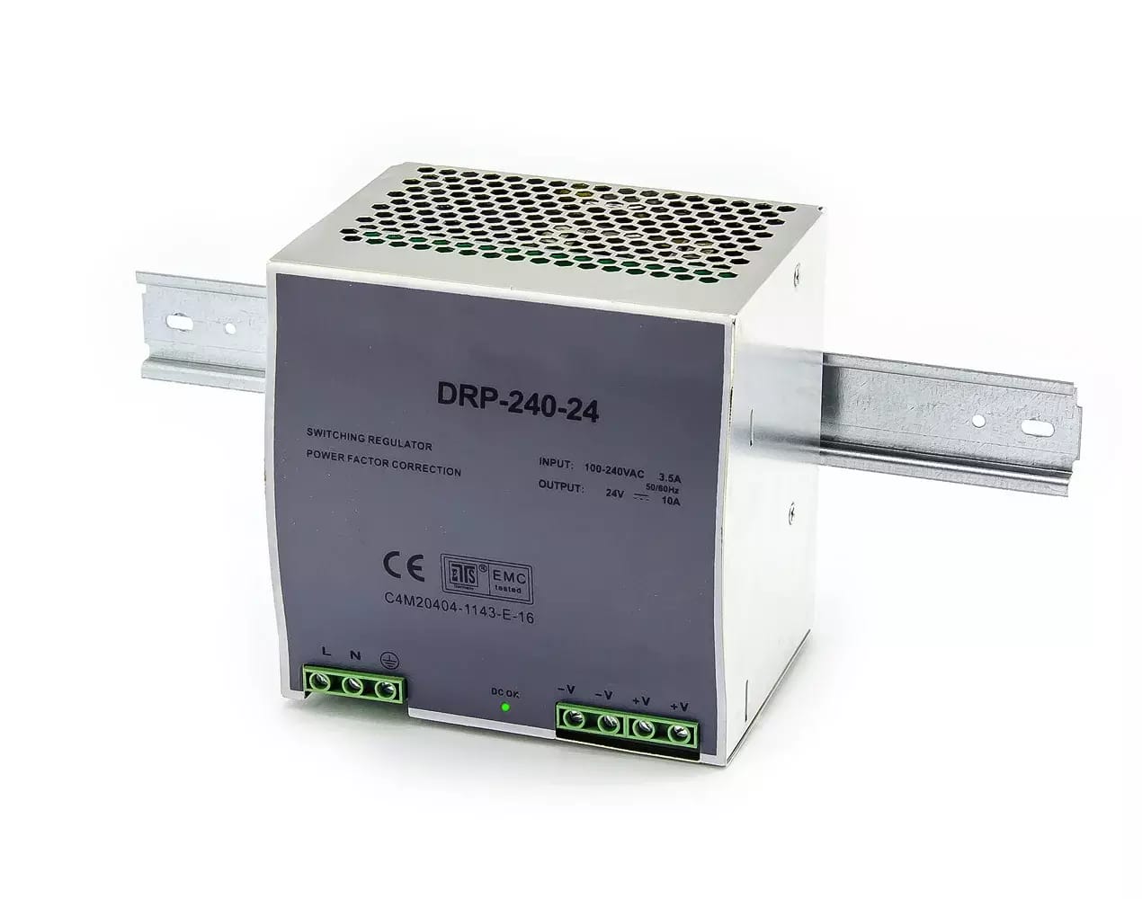 Zasilacz na szynę DIN DRP-240-24 24V 10A 240W