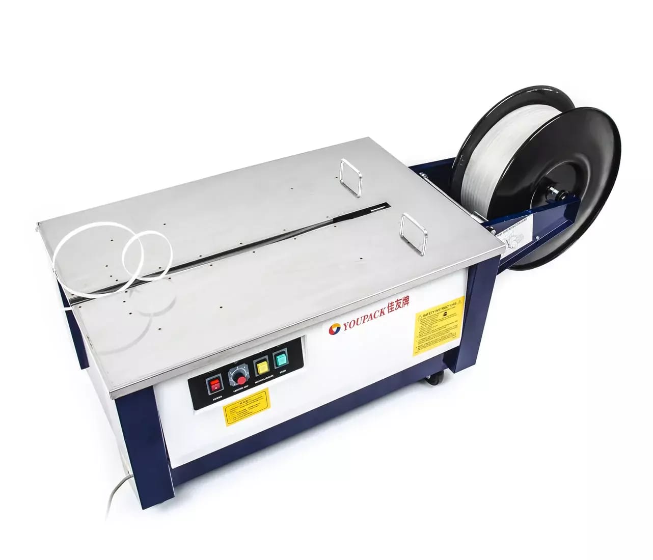 Wiązarka YouPack KZBD do taśm PP, półautomatyczna, opuszczana – 2