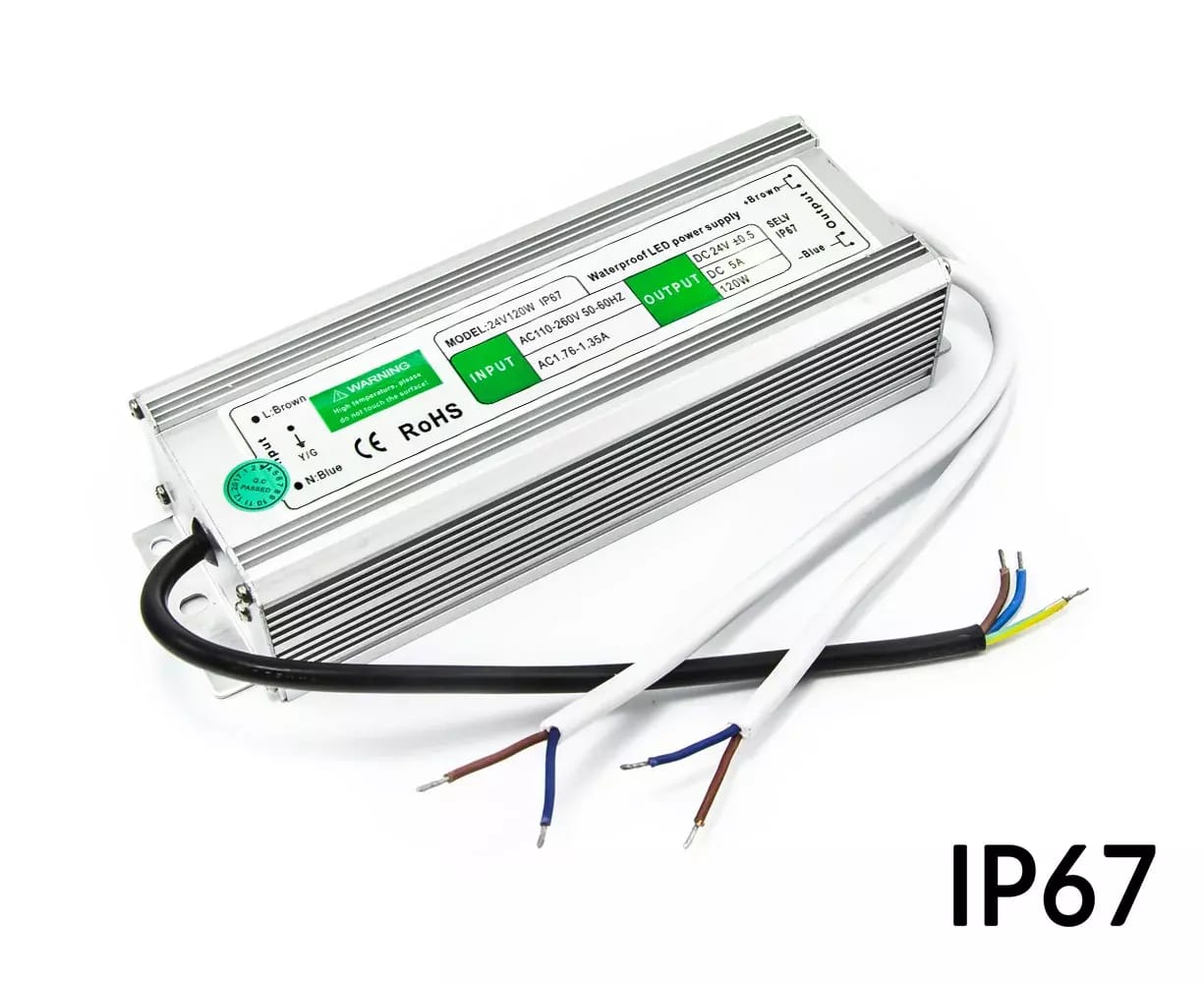 Zasilacz zewnętrzny IP67 24V 5A 120W
