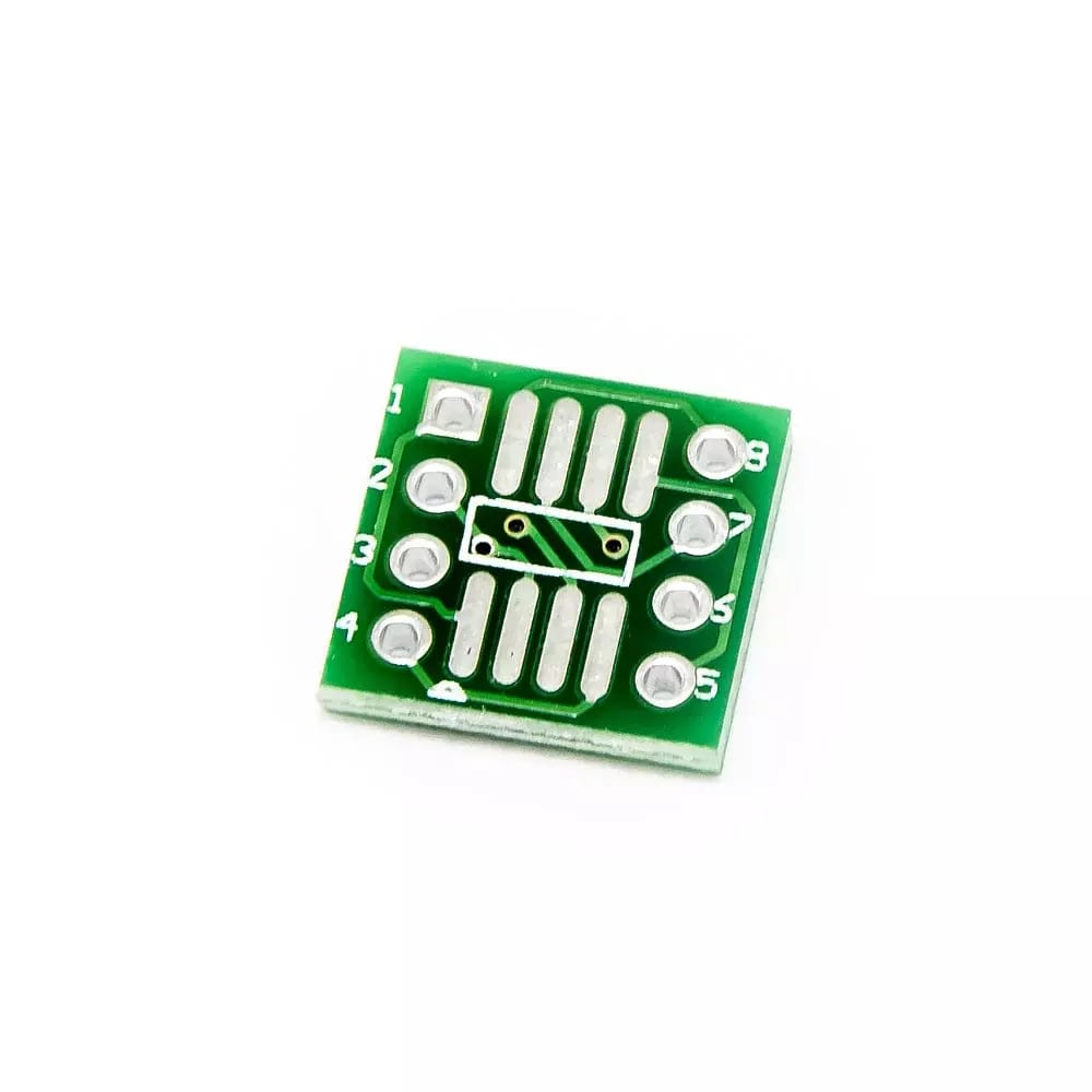 Adapter PCB z SOP8 SO8 SOIC8 TSSOP8 MSOP8 do DIP8 2,54 mm – 2