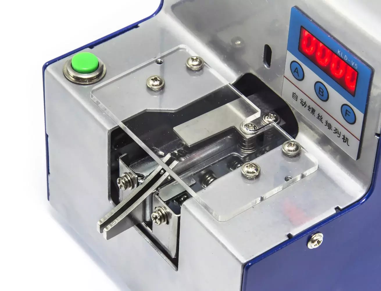 Przemysłowy dozownik śrub KLD-V5 i komputer – 2