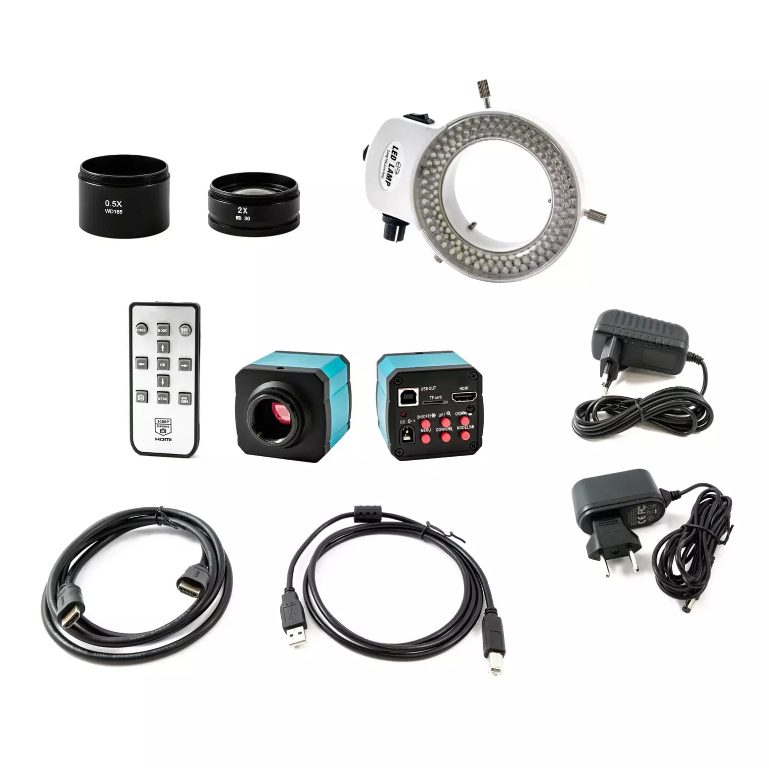 Mikroskop trójokularowy z ramieniem obrotowym Mikroskop 14 Mpix z HDMI – 2