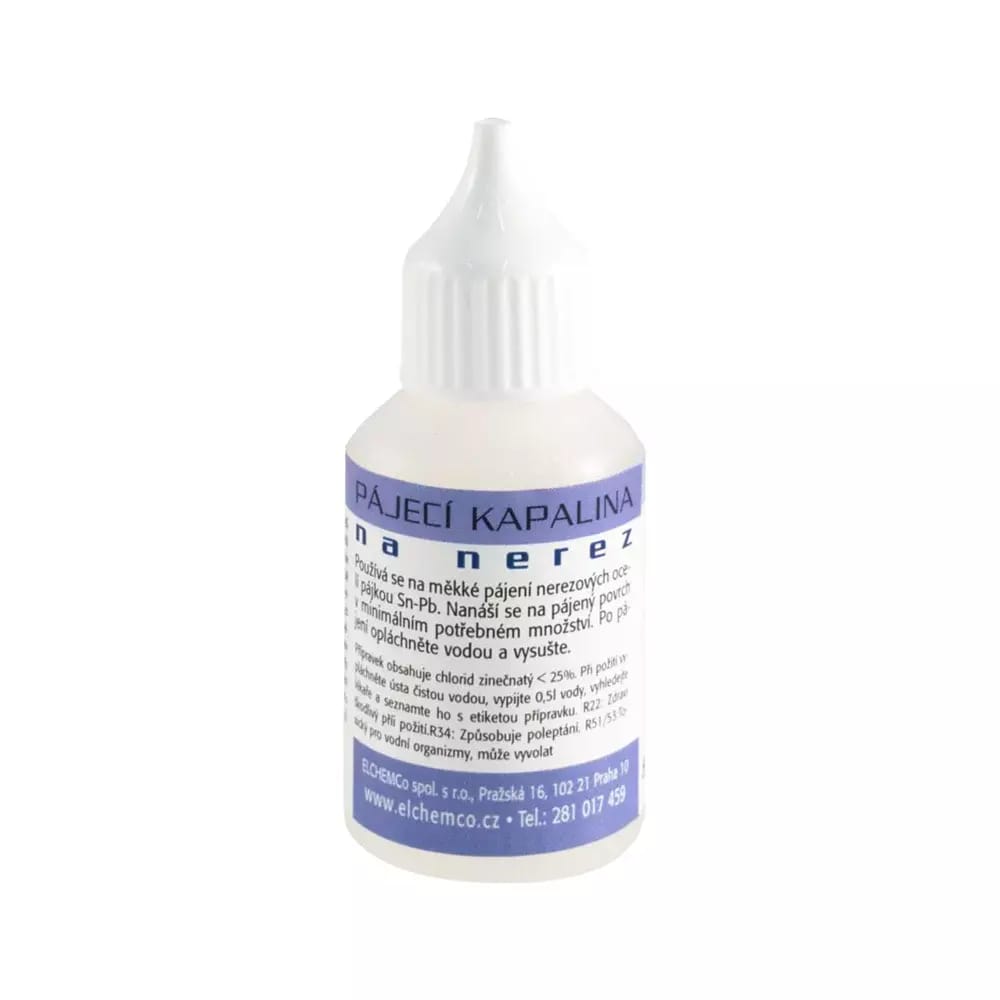 Płyn lutowniczy do stali nierdzewnej i stopowej 30ml