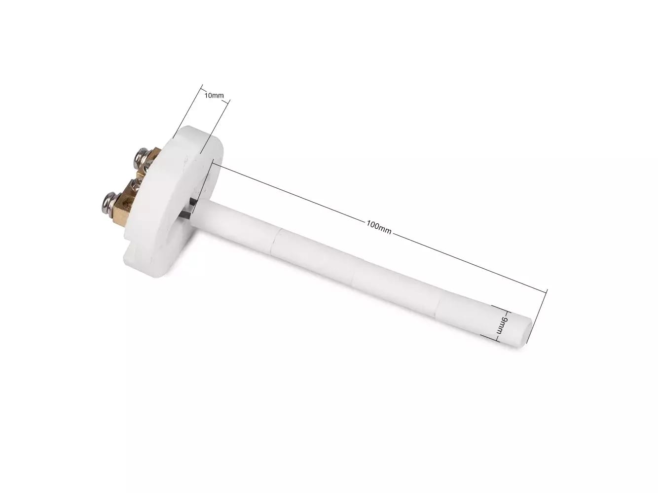 Sonda ceramiczna typu K do pomiaru wysokich temperatur od 0 do 1300°C, długość 100 mm – 2
