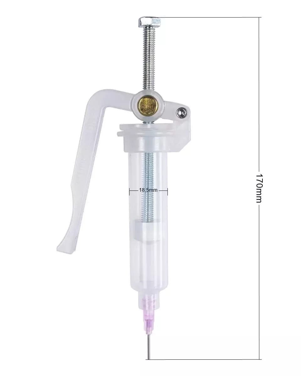 Ręczny dozownik / aplikator lepkiej pasty (pasta cynowa) z wkładem 10 ml – 2
