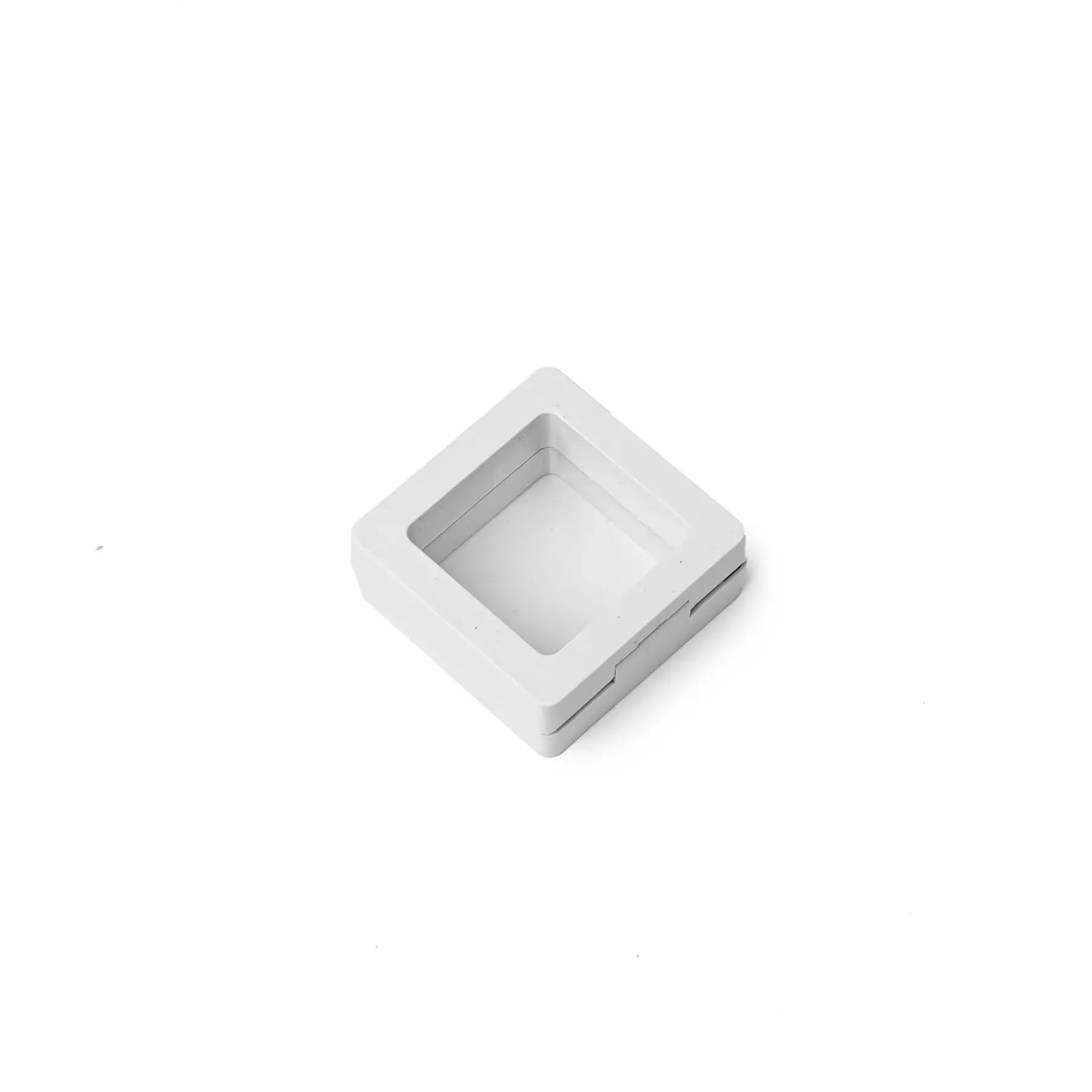 ramka pływająca 3D biała 5x5x2 cm