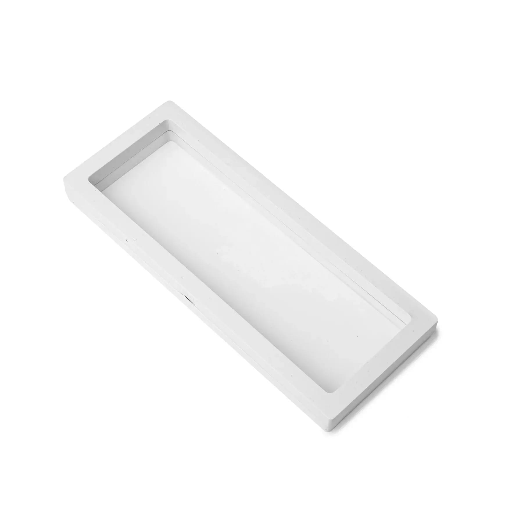 Membrana prezentacyjna ramka 3D biała 9x23x2 cm